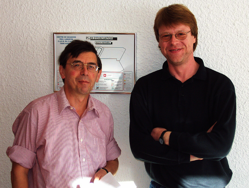 Wolsey & Juenger at the Aussois Combinatorial Optimization Workshop Wolsey & Juenger at the Aussois Combinatorial Optimization Workshop