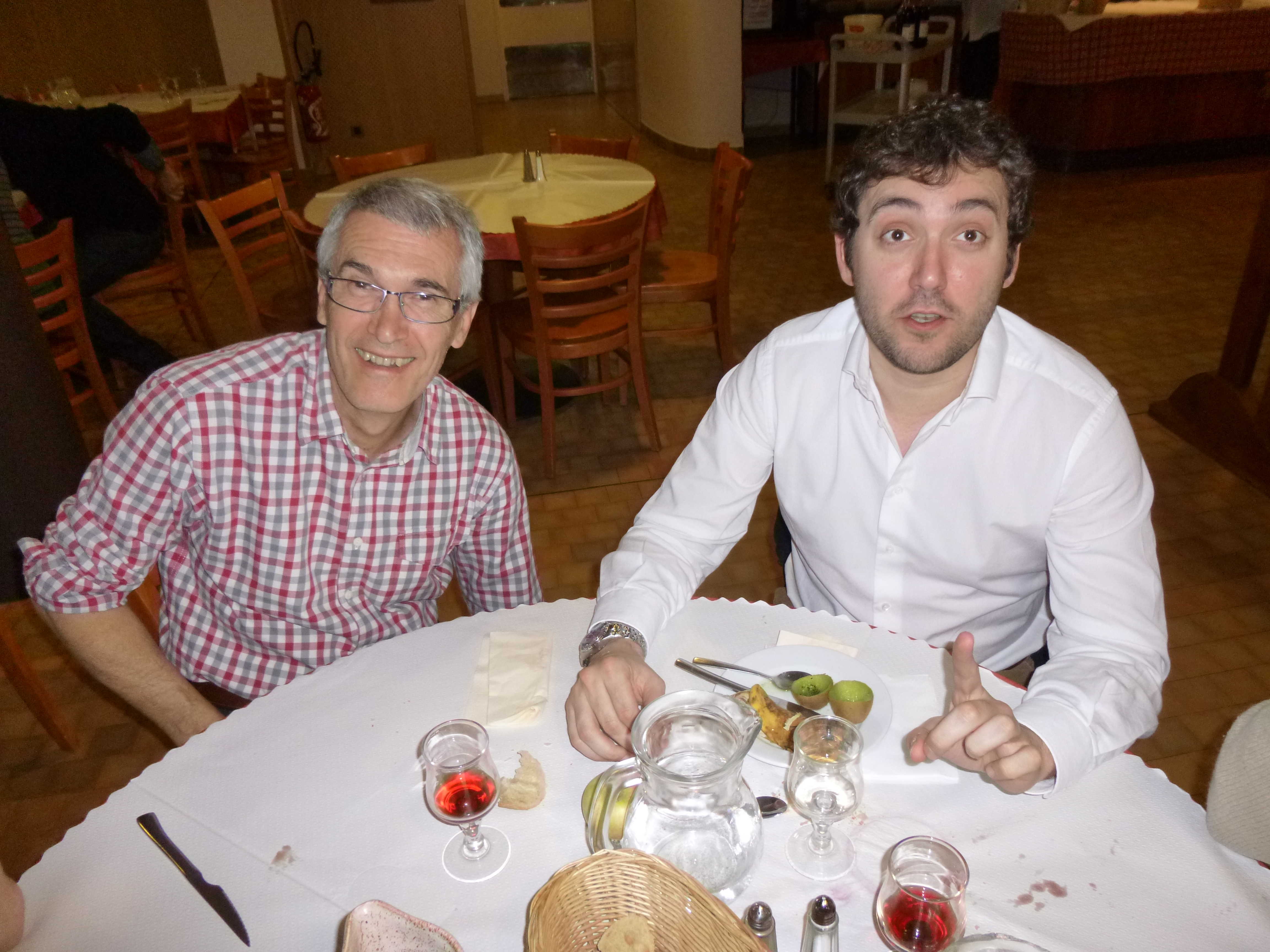 Benavent & Catanzaro at the Aussois Combinatorial Optimization Workshop Benavent & Catanzaro at the Aussois Combinatorial Optimization Workshop