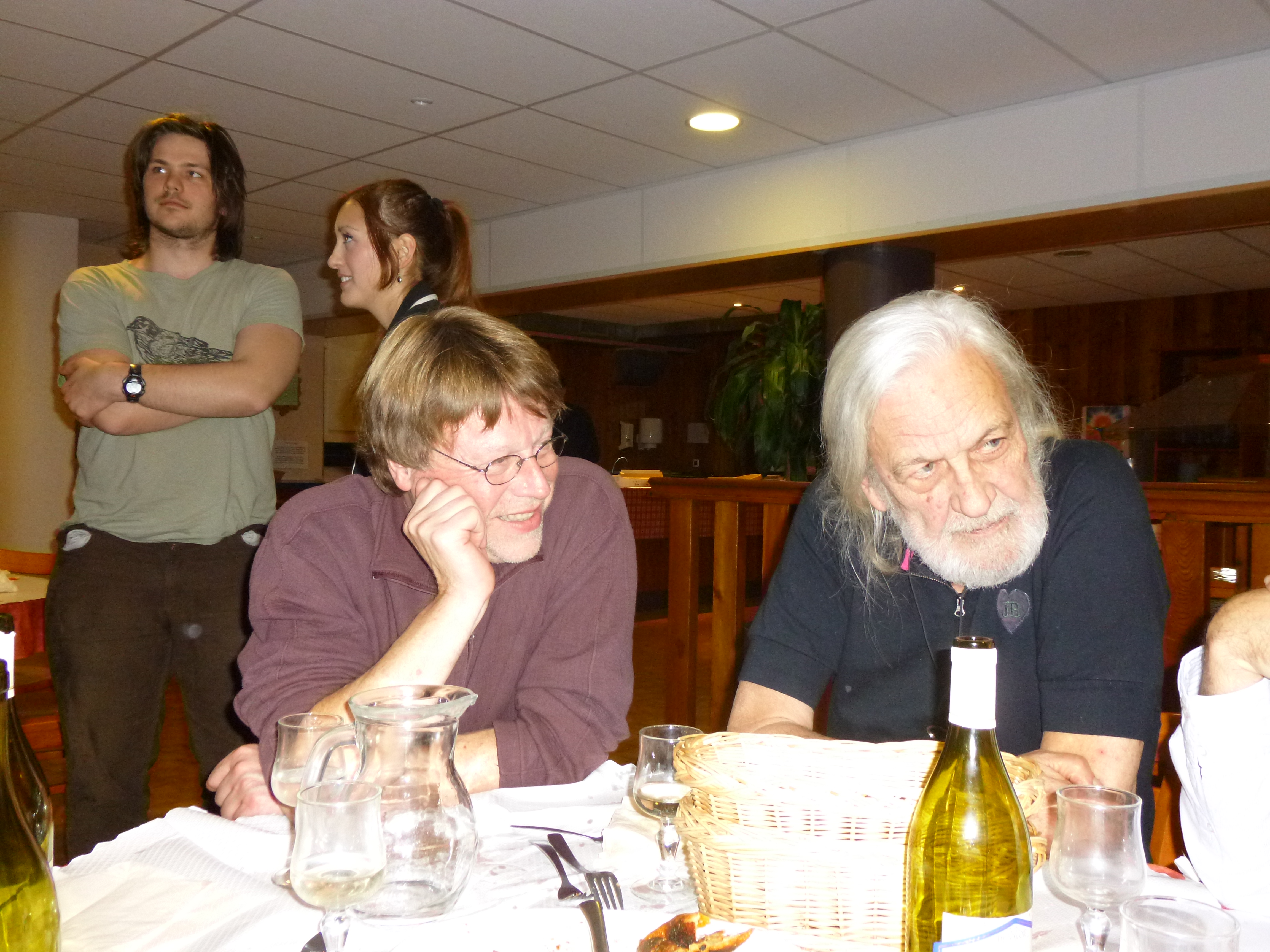 Edmonds & Malamas & Juenger & Edmonds at the Aussois Combinatorial Optimization Workshop Edmonds & Malamas & Juenger & Edmonds at the Aussois Combinatorial Optimization Workshop