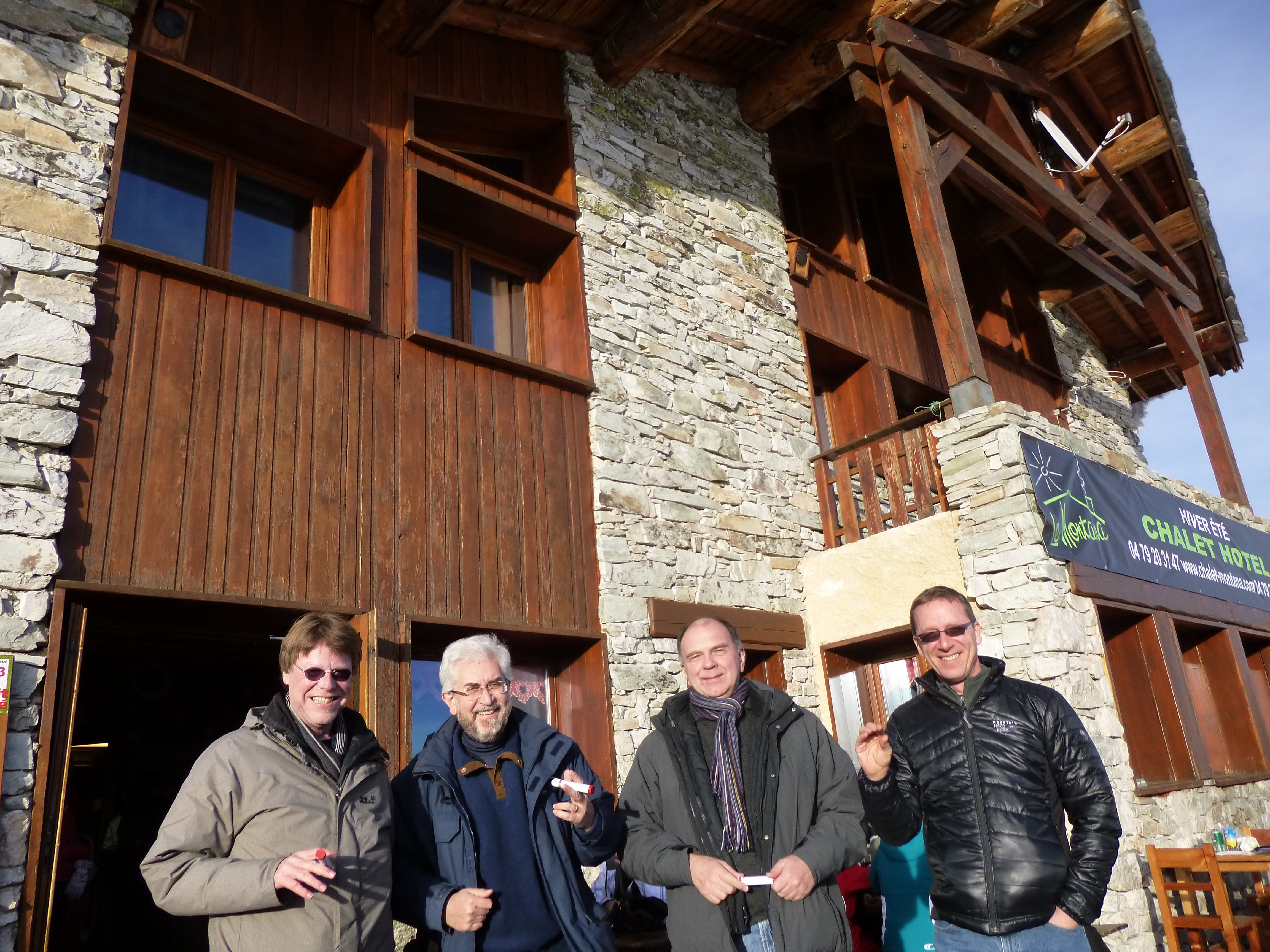 Juenger & Rinaldi & Reinelt & Lee at the Aussois Combinatorial Optimization Workshop Juenger & Rinaldi & Reinelt & Lee at the Aussois Combinatorial Optimization Workshop