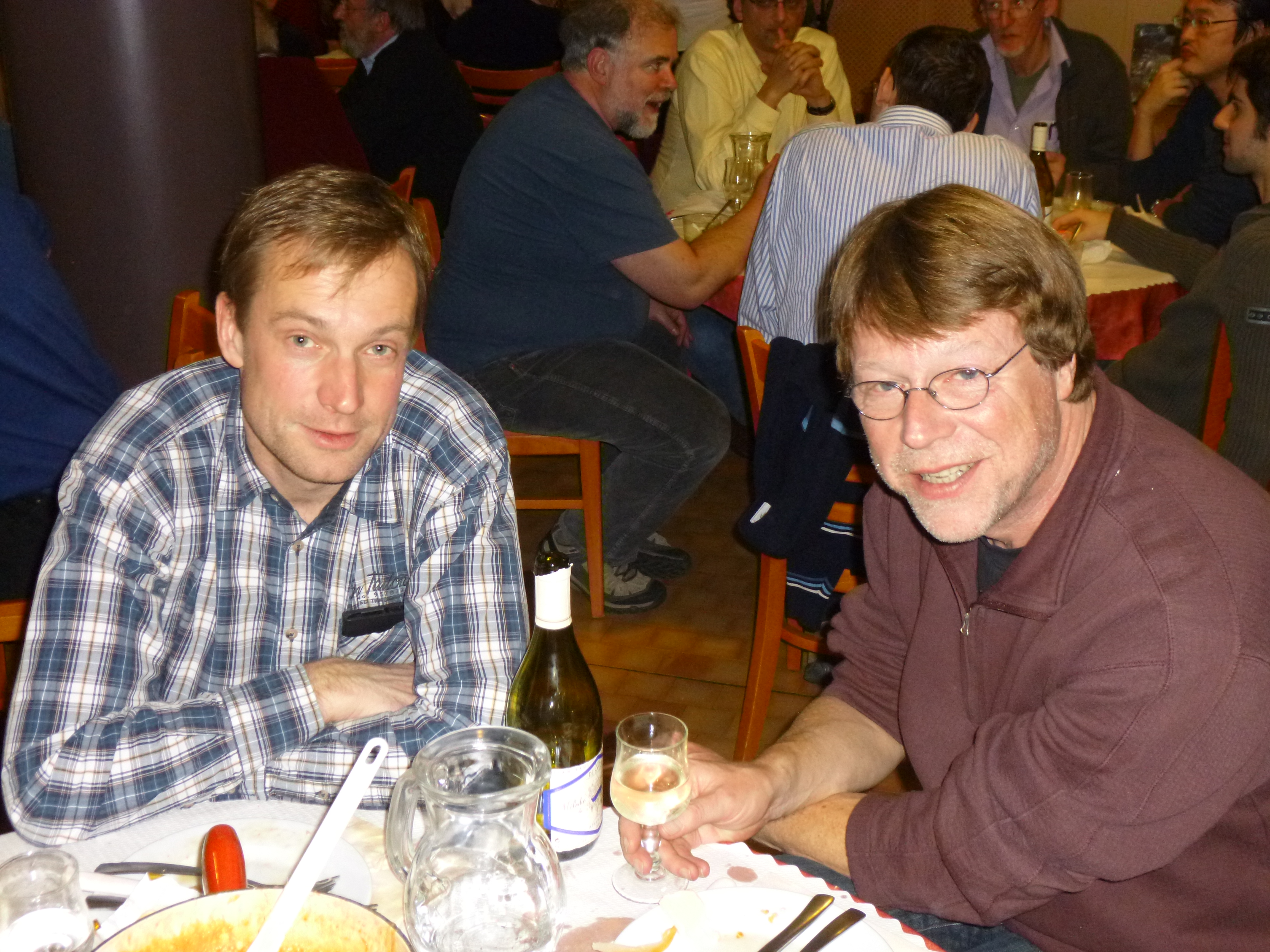 Kaibel & Juenger at the Aussois Combinatorial Optimization Workshop Kaibel & Juenger at the Aussois Combinatorial Optimization Workshop