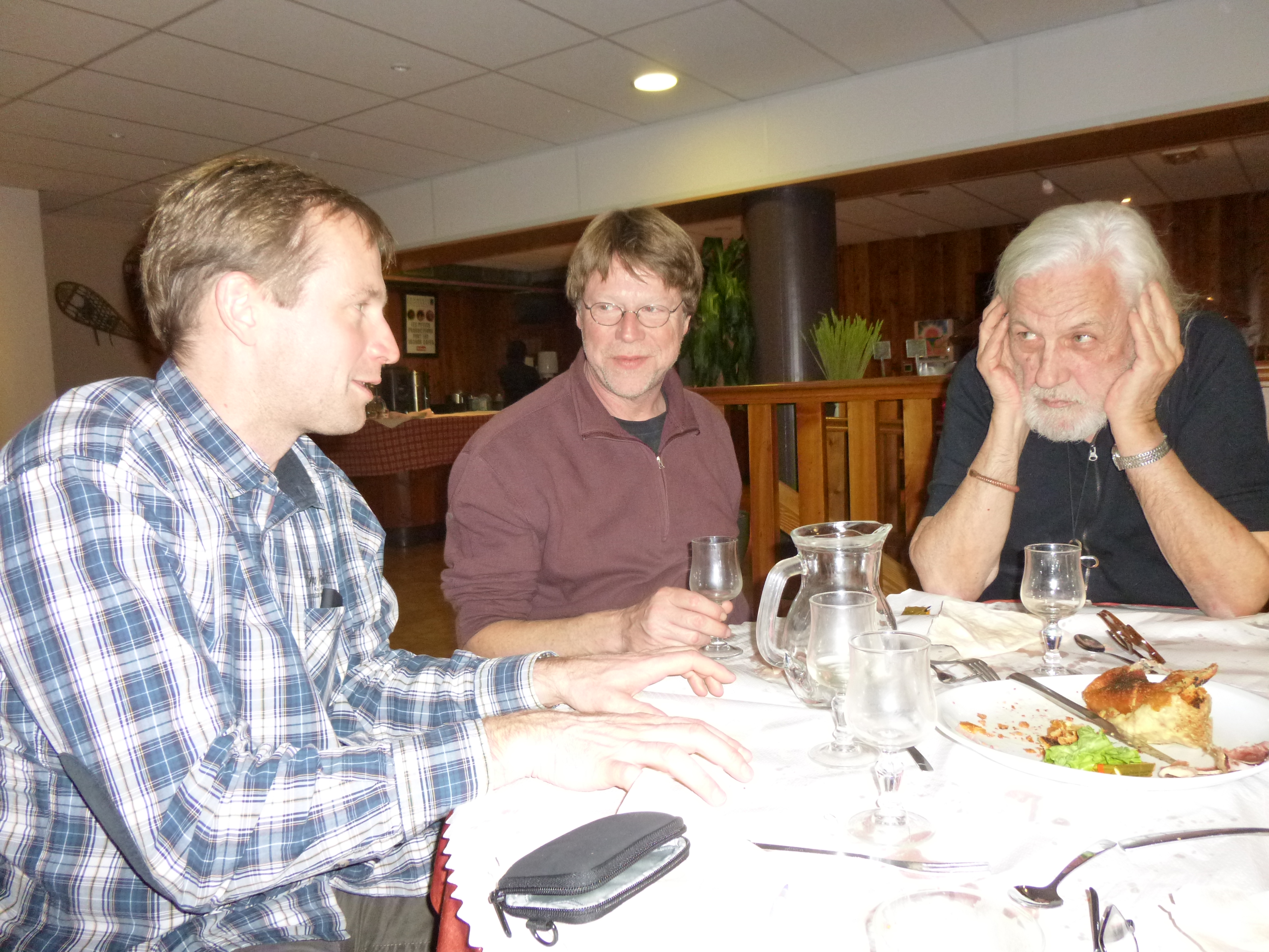Kaibel & Juenger & Edmonds at the Aussois Combinatorial Optimization Workshop Kaibel & Juenger & Edmonds at the Aussois Combinatorial Optimization Workshop