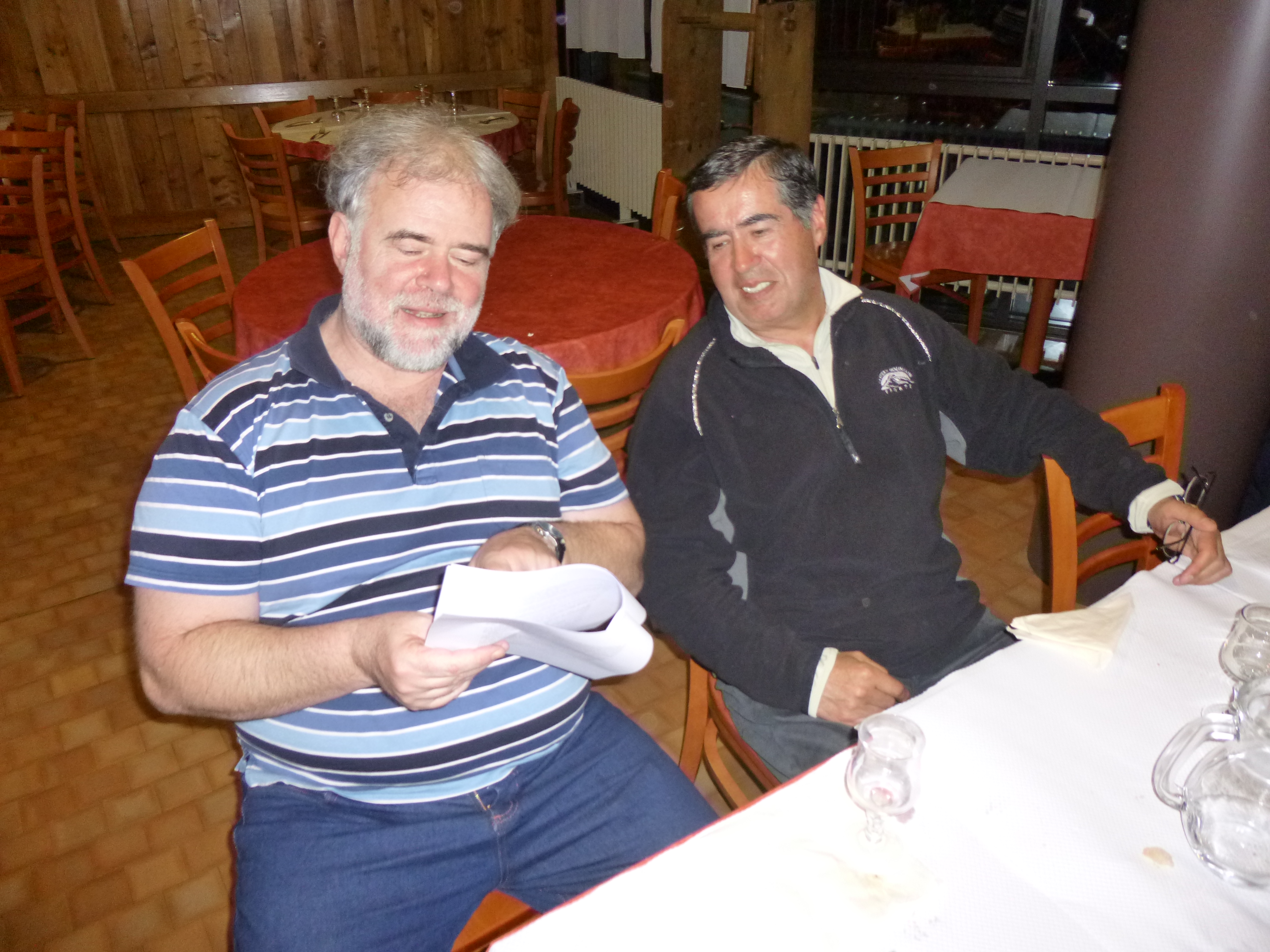 Sebo & Barahona at the Aussois Combinatorial Optimization Workshop Sebo & Barahona at the Aussois Combinatorial Optimization Workshop