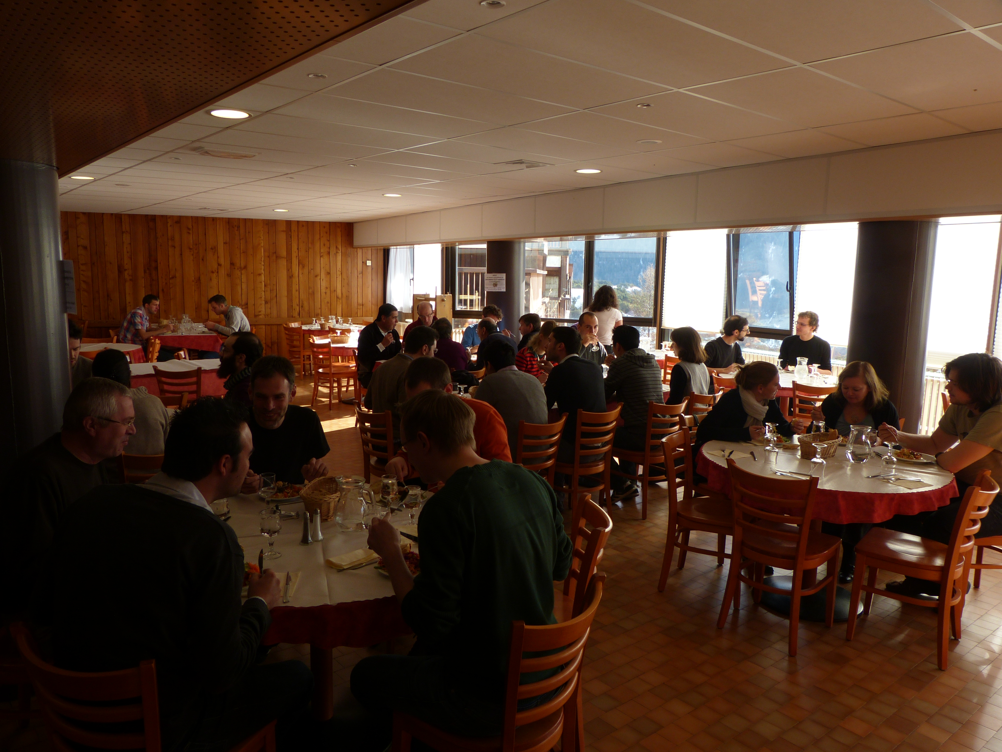 dining room at the Aussois Combinatorial Optimization Workshop dining room at the Aussois Combinatorial Optimization Workshop