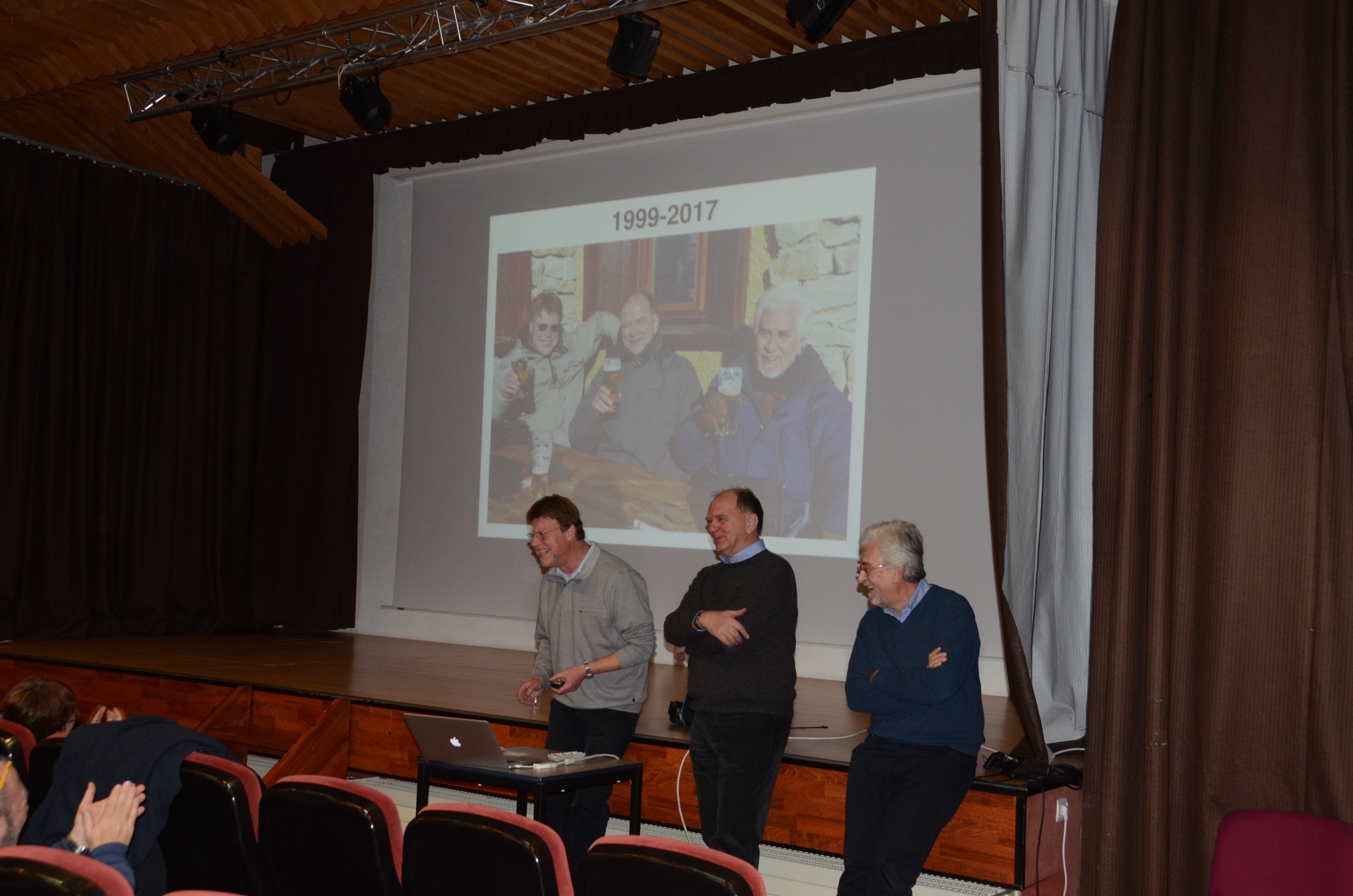 Juenger & Reinelt & Rinaldi at the Aussois Combinatorial Optimization Workshop Juenger & Reinelt & Rinaldi at the Aussois Combinatorial Optimization Workshop