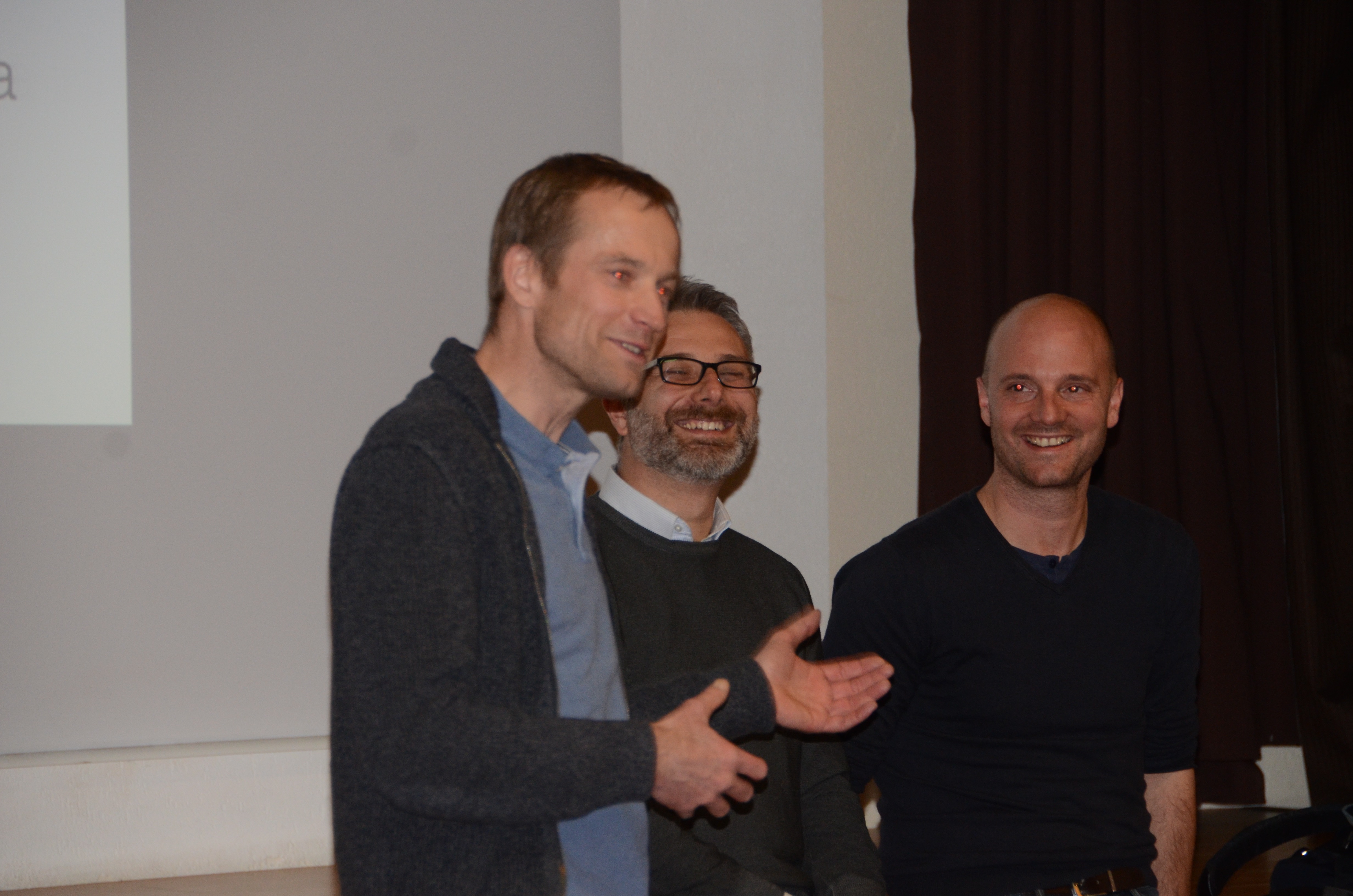 Kaibel & Ventura & Stauffer at the Aussois Combinatorial Optimization Workshop Kaibel & Ventura & Stauffer at the Aussois Combinatorial Optimization Workshop